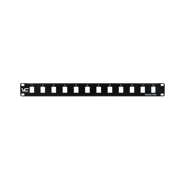 12 Port Blank Patch Panel - LowVoltageCables