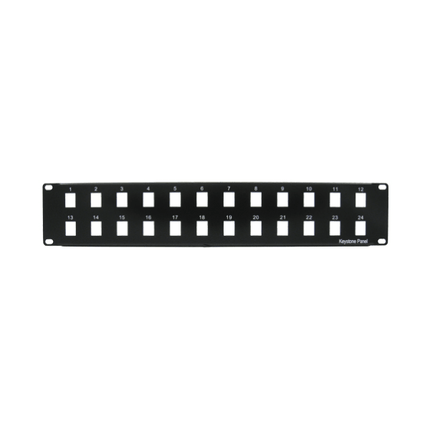 24 Port Blank Patch Panel - LowVoltageCables
