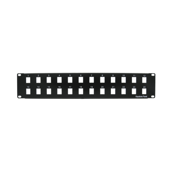 24 Port Blank Patch Panel - LowVoltageCables
