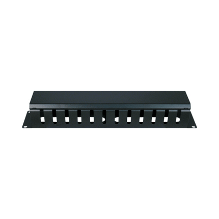 2U Cable Management Panel - Closed Design - LowVoltageCables