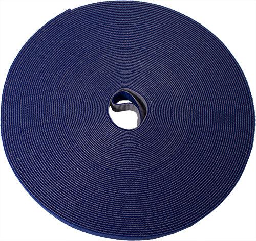 75' Roll Velcro Tie Wrap - 1/2" wide - Blue - LowVoltageCables