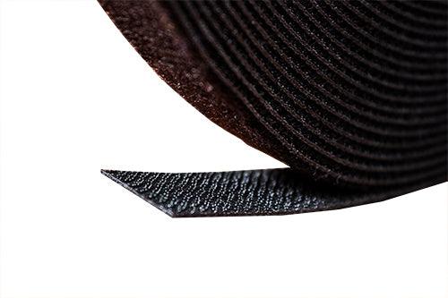 75' Roll Velcro Tie Wrap - 1/2" wide - Black - LowVoltageCables