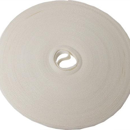 75' Roll Velcro Tie Wrap - 3/4" wide - White - LowVoltageCables