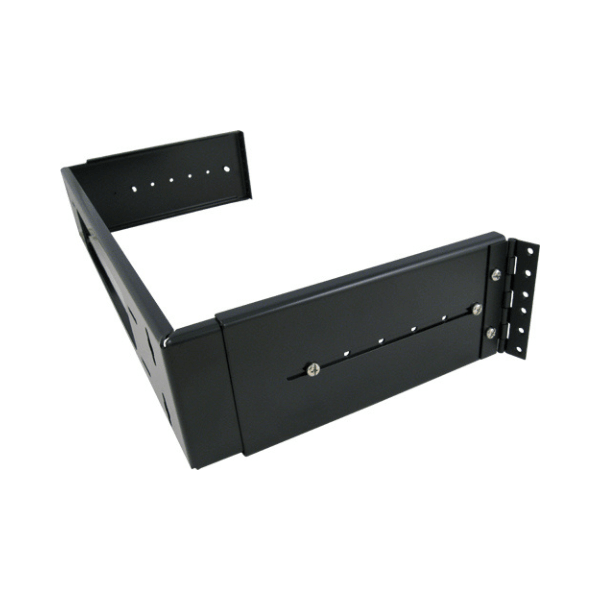 2U Hinged Adjustable Wall Mount Bracket - LowVoltageCables