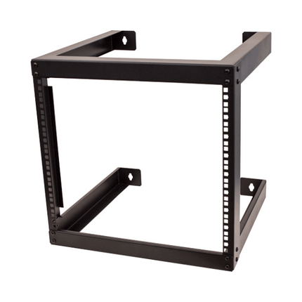 9U Open Wall Mount Frame Rack - 18" Depth - LowVoltageCables