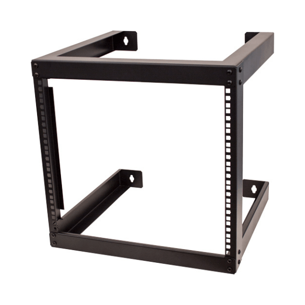 9U Open Wall Mount Frame Rack - 18" Depth - LowVoltageCables