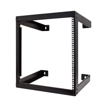 12U Open Wall Mount Frame Rack - 18" Depth - LowVoltageCables