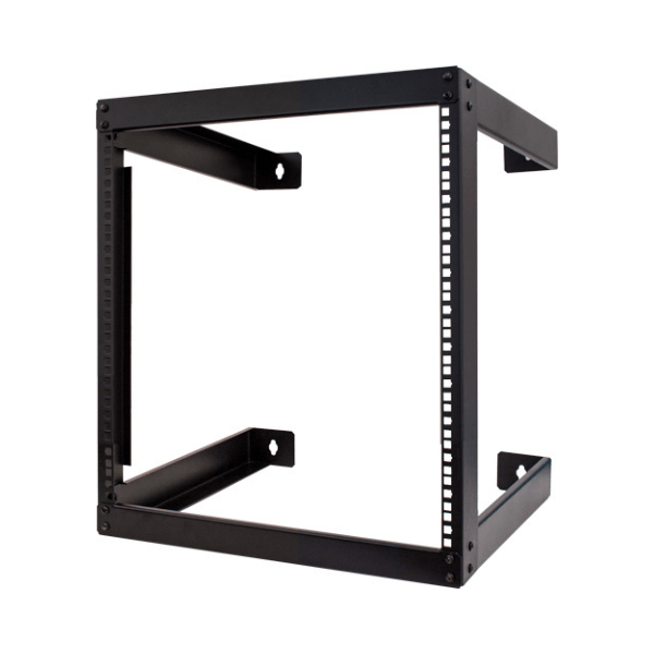 12U Open Wall Mount Frame Rack - 18" Depth - LowVoltageCables
