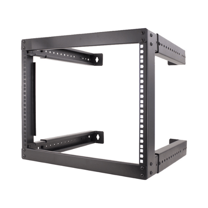 8U Open Wall Mount Frame Rack - LowVoltageCables