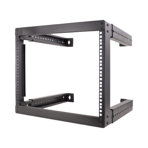 8U Open Wall Mount Frame Rack - LowVoltageCables