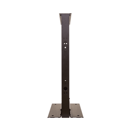 2 Post Aluminum Open Rack - 20U - Black - LowVoltageCables