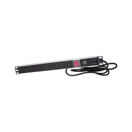 1U Power Distributor 8 Outlet - LowVoltageCables