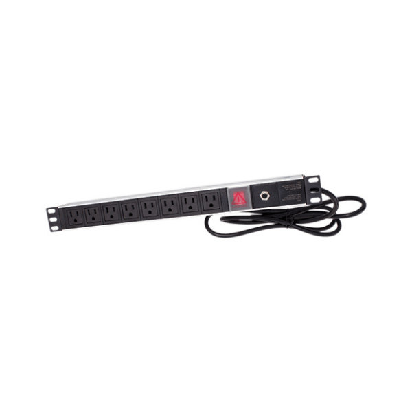 1U Power Distributor 8 Outlet - LowVoltageCables