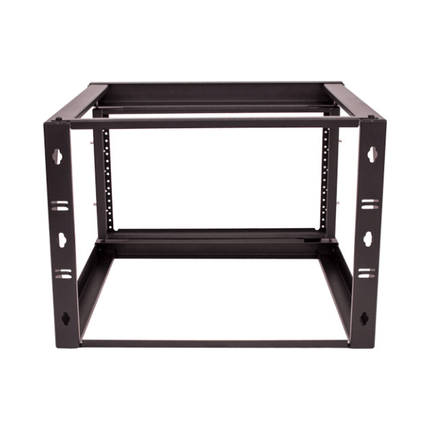 6U Open Wall Mount Frame Rack with Hinge - 18" Depth - LowVoltageCables