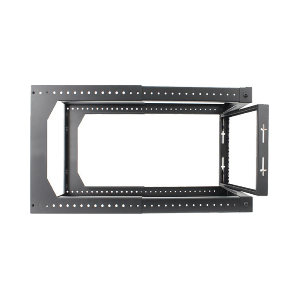 9U Open Wall Mount Frame Rack with Hinge - LowVoltageCables