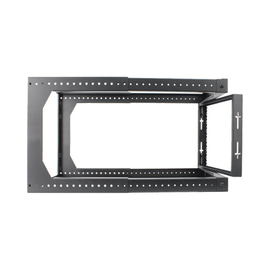 8U Open Wall Mount Frame Rack with Hinge - LowVoltageCables