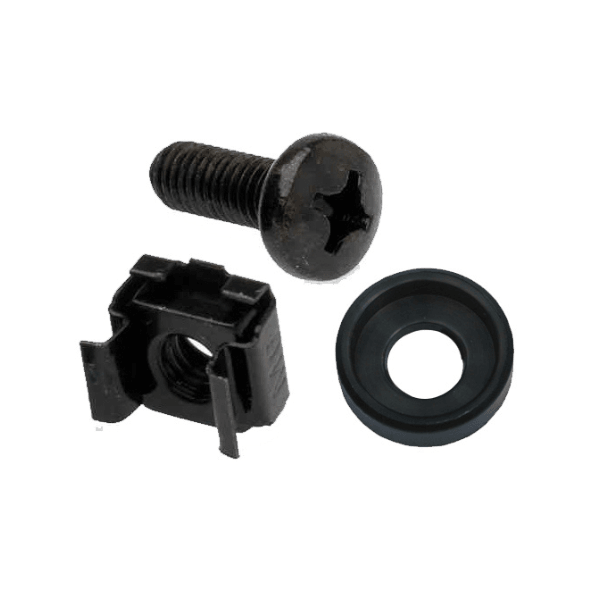 M6 Cage Nut  - Screws - Washer 50 pack - LowVoltageCables