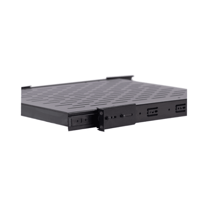 1U Vented Sliding Shelf - LowVoltageCables