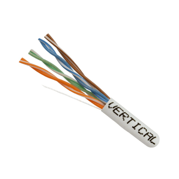 CAT6 550Mhz Ethernet Cable Low Smoke Zero Halogen - White LSZH - LowVoltageCables
