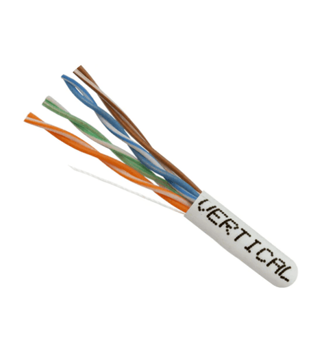 CAT6 550Mhz Ethernet Cable Low Smoke Zero Halogen - White LSZH - LowVoltageCables