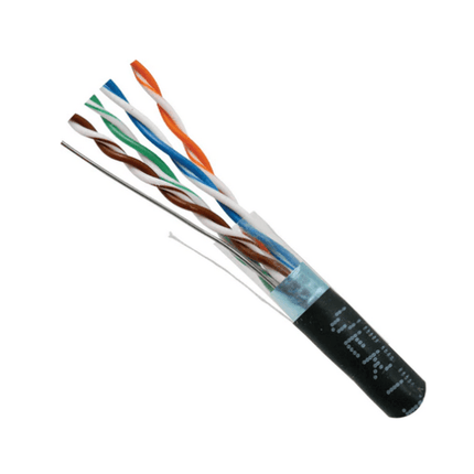 CAT5e Shielded Ethernet Cable Riser Rated - LowVoltageCables