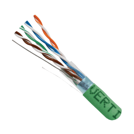 CAT5e Shielded Ethernet Cable Riser Rated - LowVoltageCables
