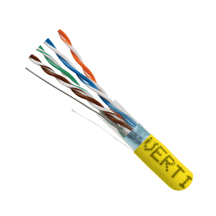 CAT5e Shielded Ethernet Cable Riser Rated - LowVoltageCables