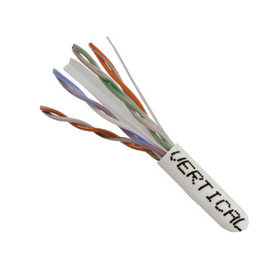 CAT6A 10 Gigabit Ethernet Cable Plenum Rated - White - LowVoltageCables