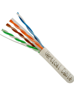 CAT6A 10 Gigabit Ethernet Cable Riser Rated - White - LowVoltageCables