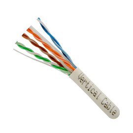 CAT6A 10 Gigabit Ethernet Cable Riser Rated - White - LowVoltageCables
