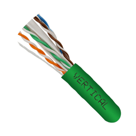 CAT6A 10 Gigabit Ethernet Cable Riser Rated - Green - LowVoltageCables