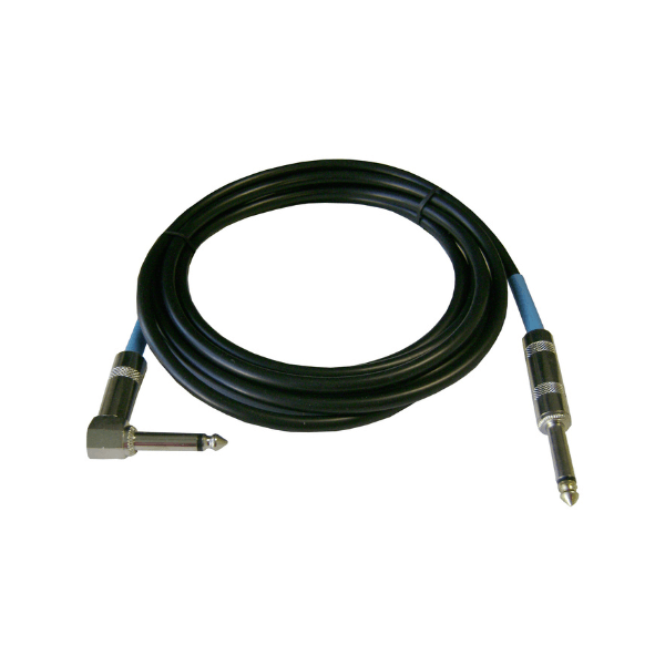 1/4" to 1/4" (angle) Instrument Cable - 20FT - LowVoltageCables
