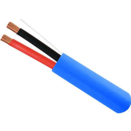 16AWG 2 Conductor Audio Cable - CMR Rated - 500ft. - Blue - LowVoltageCables