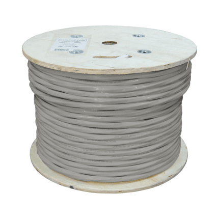 18AWG 8 Conductor Shielded Security Cable - 1000ft. - Gray - LowVoltageCables