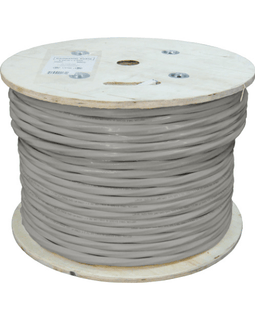 18AWG 8 Conductor Shielded Security Cable - 1000ft. - Gray - LowVoltageCables