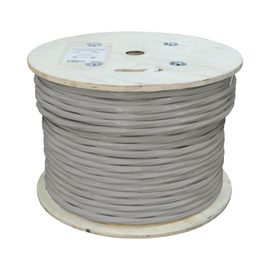 18AWG 8 Conductor Shielded Security Cable - 1000ft. - Gray - LowVoltageCables