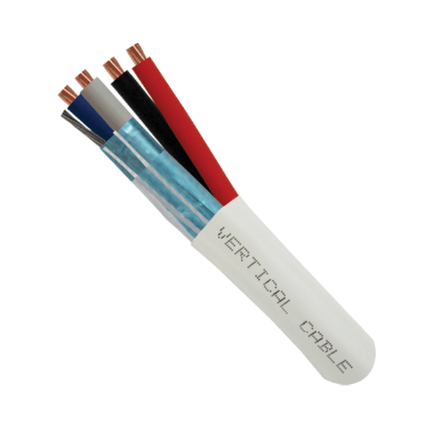 Lighting Control Cable - 22/2(Shielded) Data + 16/2 Power - White - 1000ft - LowVoltageCables