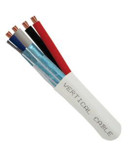 Lighting Control Cable - 22/2(Shielded) Data + 16/2 Power - White - 1000ft - LowVoltageCables