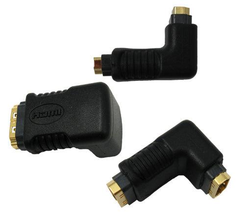 HDMI Female to HDMI Female 90º Adapter - LowVoltageCables