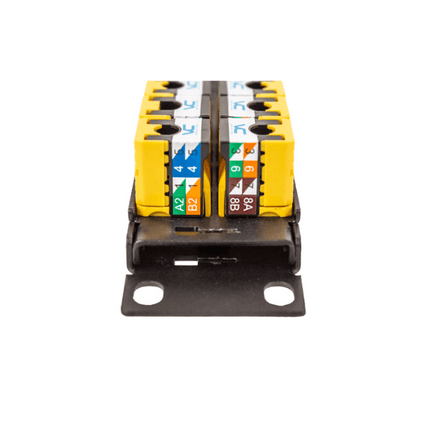 48 Port Blank Rack Mount Panel - 1U - Black - LowVoltageCables