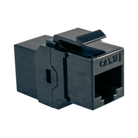 Cat5E Keystone Coupler - Black - LowVoltageCables