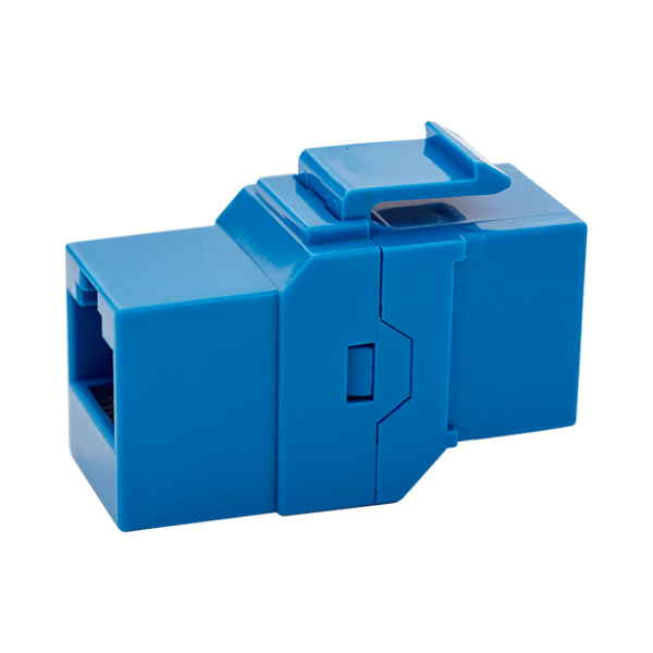 Cat5E Keystone Coupler - Blue - LowVoltageCables
