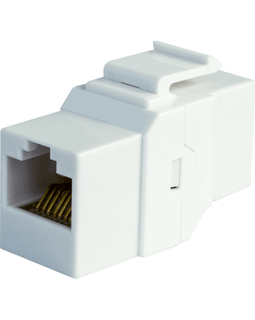 Cat5E Keystone Coupler - White - LowVoltageCables
