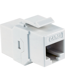 Cat5E Keystone Coupler - White - LowVoltageCables