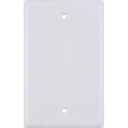 Blank Wall Plate - White - LowVoltageCables