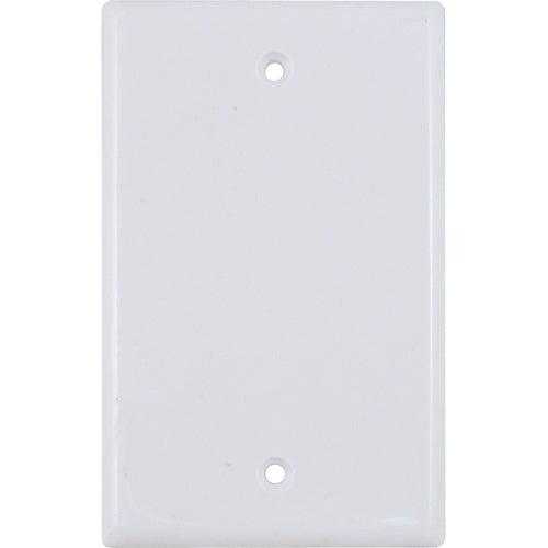Blank Wall Plate - White - LowVoltageCables