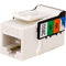 CAT3 Keystone Jack V-MAX Series - White - LowVoltageCables