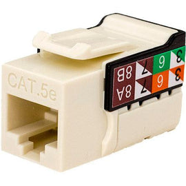 CAT5E Data Grade Keystone Jack V-Max Series - Almond - LowVoltageCables