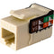 CAT6A Data Grade Keystone Jack V-Max Series - Almond - LowVoltageCables
