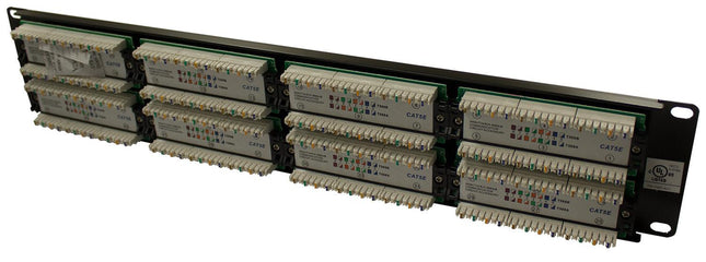 Cat5e 48 Port Patch Panel - LowVoltageCables